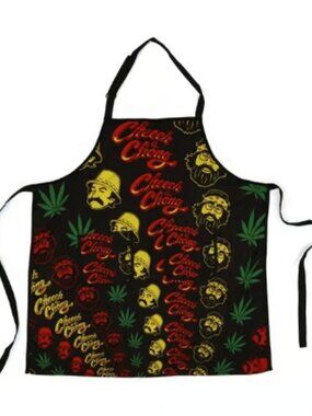 Cheech & Chong 3D Rasta Apron ~ Officially Licensed ~ 100% Cotton ~ Brand New!